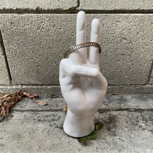 Vintage , Brass Wire Wave Pattern Bracelet